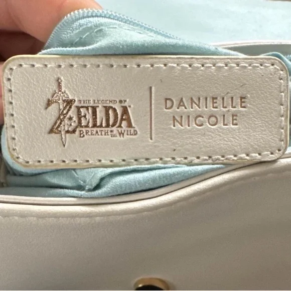 Danielle Nicole Cream Backpack with Blue Floral Accent - Picture 5 of 5